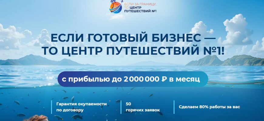 Франшиза Центр путешествий №1